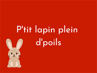 P'tit lapin plein d'poils